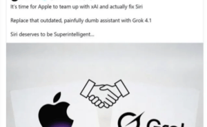 马斯克回应合作提议：拟将xAI的Grok AI整合进苹果Siri