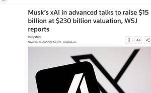 马斯克xAI加速AI布局：拟融150亿美元，估值飙升助力追赶行业巨头