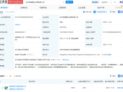 绿城在杭州成立置业发展公司