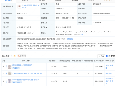 深圳引导基金等新设产业私募股权投资基金，出资额10亿