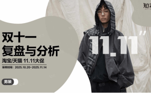 2025双十一男装市场大揭秘:价格带、品类、店铺格局全解析