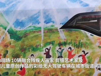 武汉国际残疾人日前夕:彩绘无人车搭载艺术与科技,助残障人士畅行