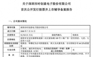 时创意启动IPO:董事长倪黄忠与妻子李慕妃共掌64%股权
