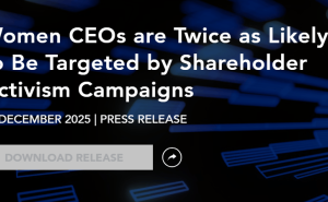 女性掌舵罗素3000企业：虽占比低，却成激进投资者“高频关注对象”