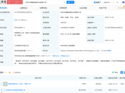 迈为股份投资成立信息科技公司