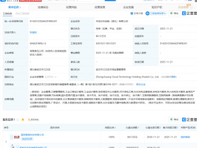 国投集团在湖北成立新公司,含储能技术服务业务
