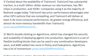 亚马逊自研AI芯片Trainium崛起：百万量产，年入数十亿挑战英伟达