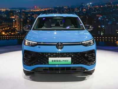 2025广州车展亮相！全新探岳L PHEV接棒探岳GTE，黑化外观配电子怀挡