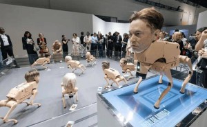 科技巨头“化身”机器狗排便造画，Beeple新作引艺术与科技新探讨