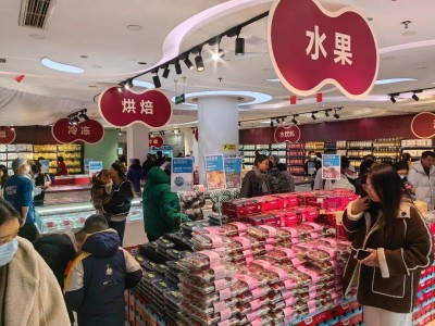盒马新春快闪店亮相简阳，丰富商品优质服务，激活城市商业新活力