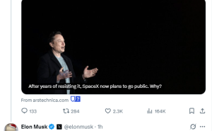 马斯克社交媒体发声，SpaceX或迎IPO，上市计划引关注