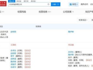 華為終端公司高層調整：余承東接任董事長 多位高管職務變動