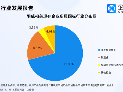 排骨羽绒服爆火成今年冬天顶流，今年羽绒相关企业注册量已超10万