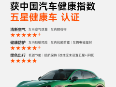 小米YU7斩获“年度五星健康车”：健康防护与绿色出行双优领跑