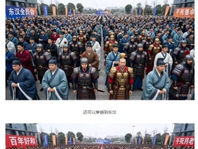 阿里千问辟谣“全员会吃豆包”图：广场大会不实，图系AI生成