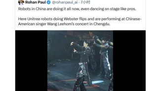 宇树科技G1人形机器人亮相王力宏演唱会 精准伴舞高难度空翻 马斯克点赞