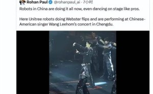 王力宏成都演唱会机器人伴舞超惊艳，高难度空翻获马斯克盛赞