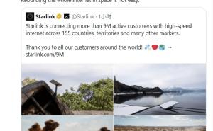 马斯克官宣：星链活跃用户47天增百万，总用户突破900万大关