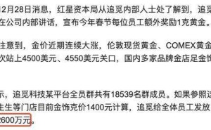 追觅科技俞浩年终大放福利：全员1克黄金，10人获南极游终极大奖
