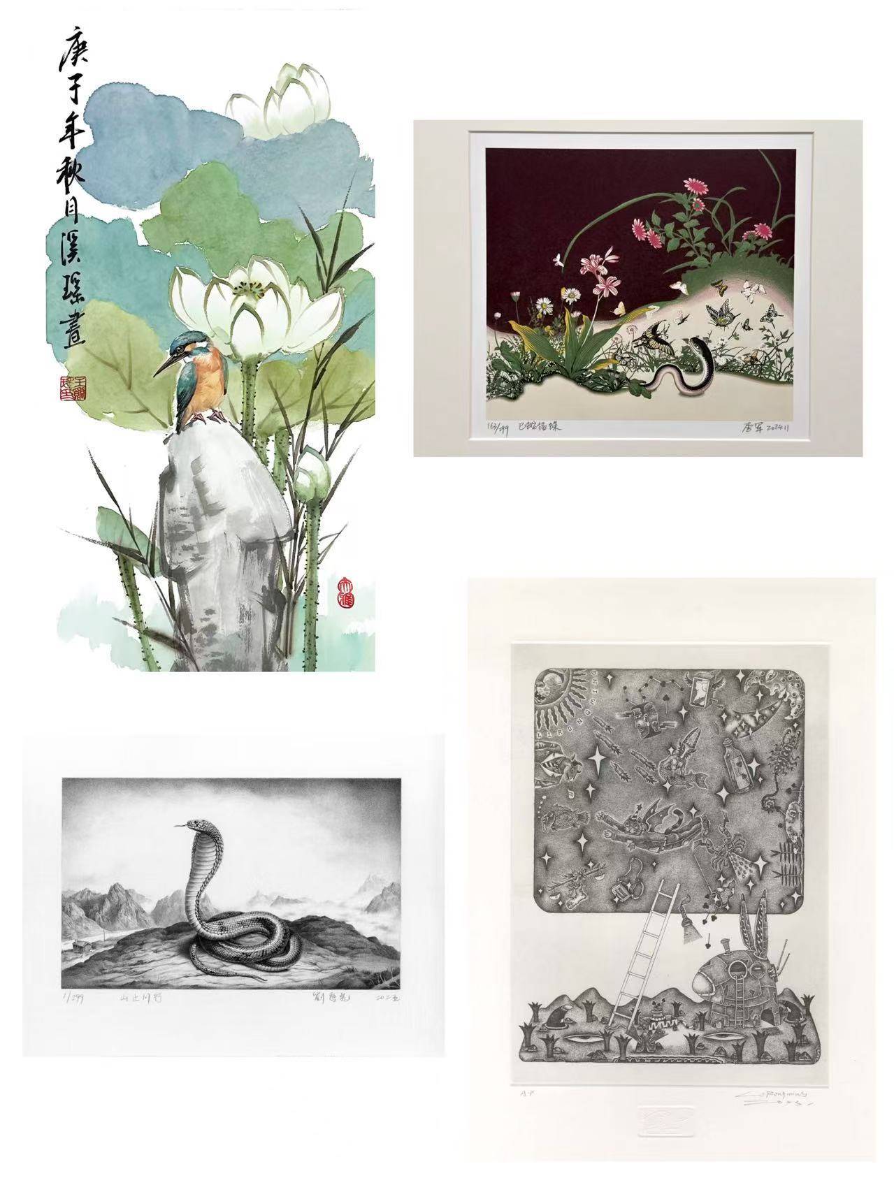 专业艺术家捐赠作品