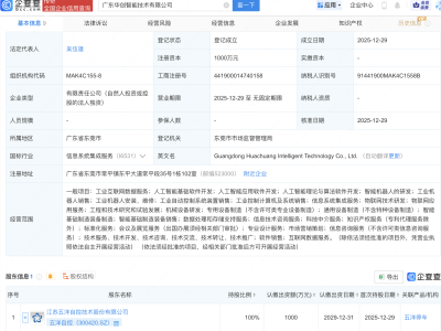 五洋自控新设子公司,含AI及机器人业务
