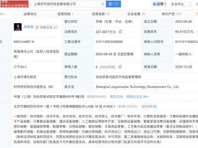滴滴、润建股份入股AI+消费机器人公司灵宇宙