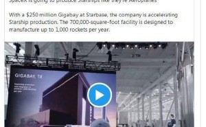 马斯克定下宏大目标：SpaceX拟每年造1万艘星舰 开启星际物流新时代