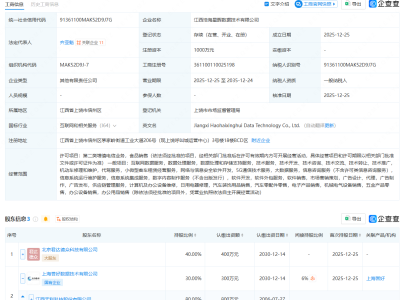 天利科技等成立数据技术公司