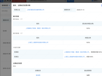 又一家！芯上微装2.52亿收购上海微电子旗下公司