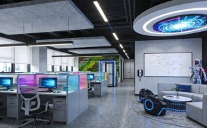 科技与创意交融：2700平互联网公司办公空间设计新典范