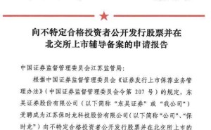 保时龙冲刺北交所IPO：无锡国资委撑腰，董事长许国民跨界逐梦