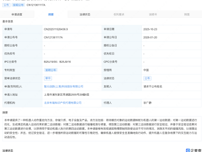 智元机器人新专利可提升机器人在复杂场景下的交互能力