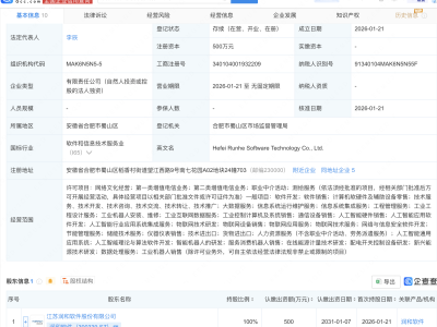 润和软件在合肥成立新公司，含智能机器人业务