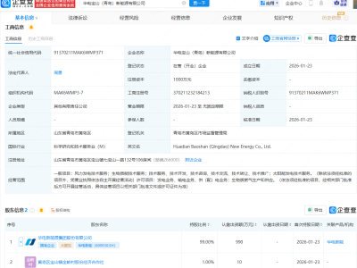 华电新能等在青岛成立新能源公司
