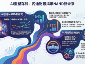 闪迪电话会：AI驱动NAND变革，数据中心需求激增但扩产谨慎