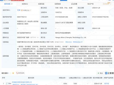 航宇微成立科技新公司,含AI及机器人业务