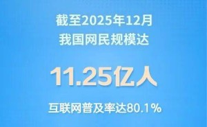 第57次报告发布：2025年我国网民规模达11.25亿，AI应用深度渗透生活生产
