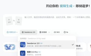 字节Seedance2.0内测调整：暂停真人人脸参考