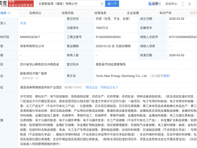 云图控股成立两家新能源公司，含生态环境材料业务