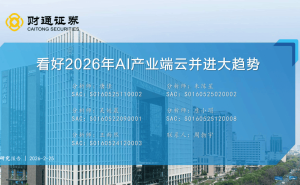 财通证券：2026年AI产业端云协同，半导体与国产算力迎发展新契机
