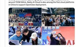 百度与OpenClaw创始人互动频繁 共谋进一步开发合作新路径