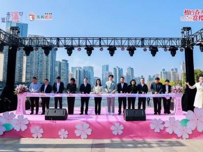 2026江汉赏樱艺术季启幕！朱洁静献舞，光影大道再现古画，夜樱秀即将点亮春日江城