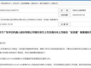 华沿机器人获境外上市备案：大族激光孵化 董事长王光能科研成果丰硕