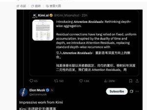 马斯克点赞Kimi技术报告，Kimi幽默回应：火箭造得也是一绝！