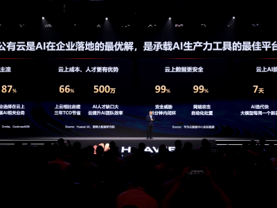 华为云周跃峰：公有云成AI落地最优解，加速企业级AI创新发展
