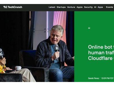 Cloudflare CEO预测：2027年AI机器人或成互联网流量“主力军”