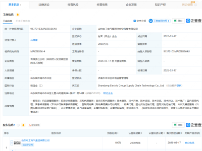 中国电气装备集团成立供应链科技公司