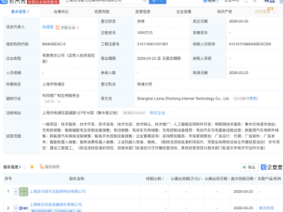挚达科技等成立智充互联网科技公司,含AI及机器人业务