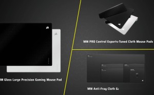海盗船推出三款MM系列鼠标垫：玻璃款MM Glass Large领衔，布质款各具特色