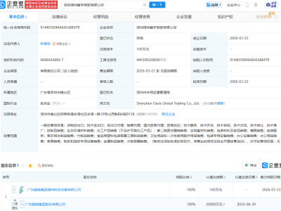 韶能股份成立绿洲寰宇商贸公司